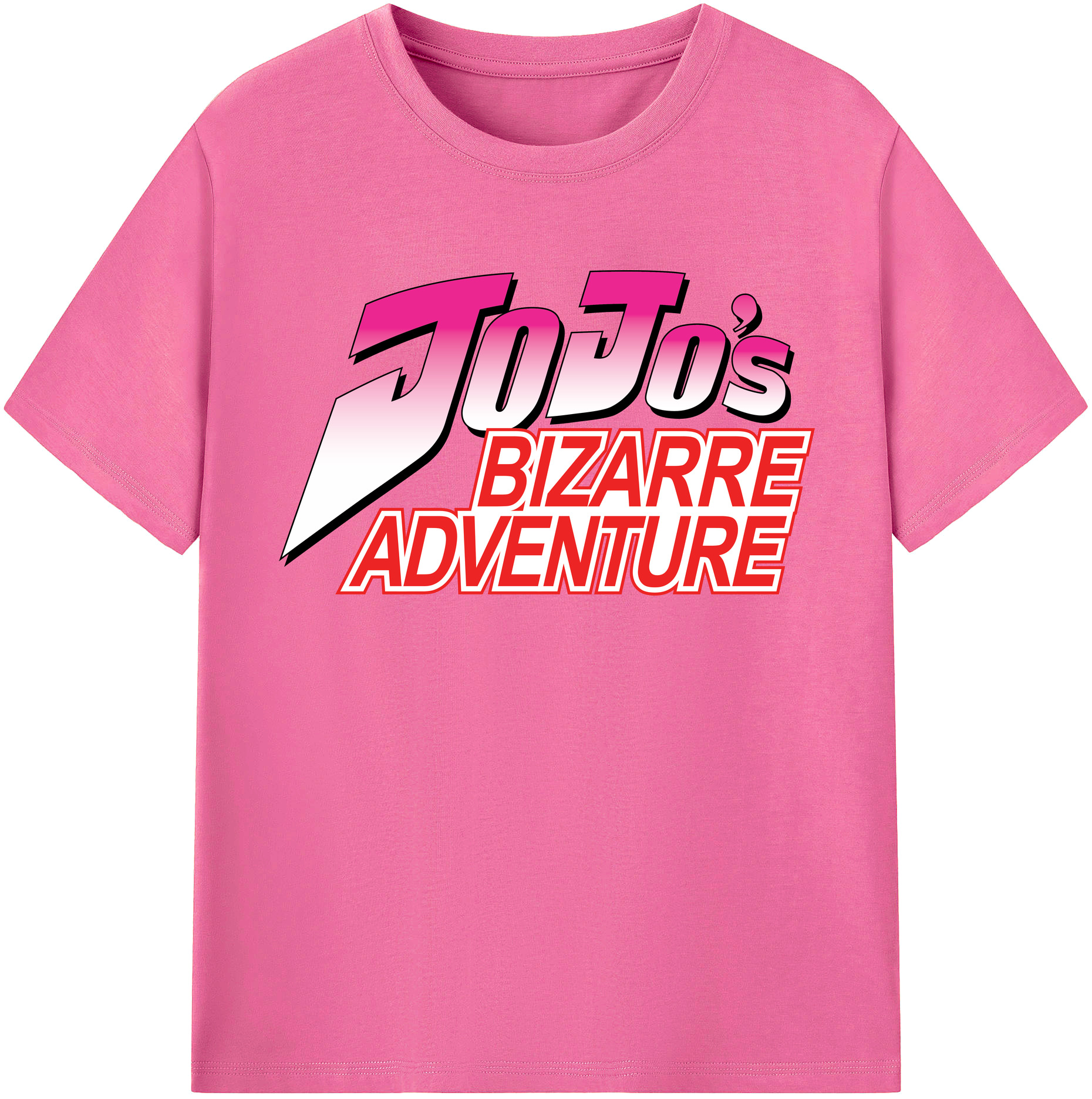 （画像用） ジョジョの奇妙な冒険 JoJo's Bizarre Adventure レディースカジュアルプリントTシャツ（綿100％）